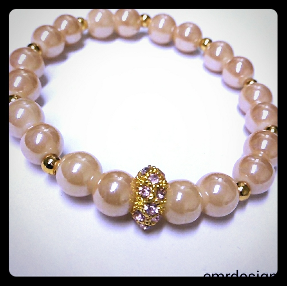 Czech pave bracelet